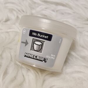 Lush x Minecraft milk bucket shower jelly